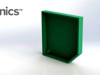Left Cover - 3Dponics Snap & Grow Garden by 3dponics
