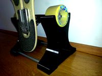 Longboard stand by feststoff