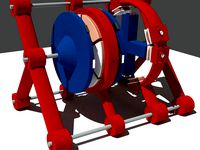 Free Energy Adams Motor + Axial Alternator V1.0 by jose_luis