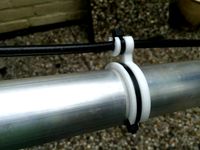 Antenna cable clamp by Banjer