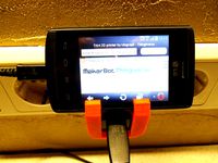 LG phone holder for charger by Idegraaf