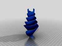 Water Vortex Impeller blade by m4dscience