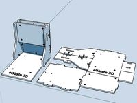 eWaste 3D Printer Lasercut Frame by thingibox