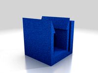 golf cart windsheild clip by Davegave