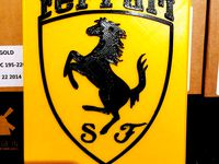 Ferrari logo in 3D by navy30000