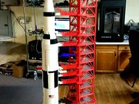 Saturn V Rocket and Gantry by farscape1