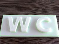 WC sign by Tim0th3e