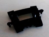 Duplo compatible curved train track rails - half length (15 degrees) by pjotrx