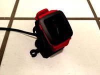 Pebble Time Watch Stand: Modular Vertical Piece by ModManKev