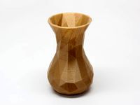 Simple Faceted Vase by slavikk