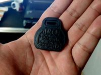 "Bro, do you even lift" Dumbbell Keychain by rapps