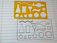 Organic Chemistry Lab Stencil Business Card by 3DWaves