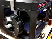 MakerBot Replicator 5th Gen & Replicator+ Spool Holder / Adapter by Fargo3DPrinting