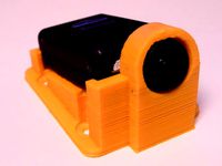 15 Degree Mobius Action Camera Mount for QAV250 type Quadcopters by SoggyDog