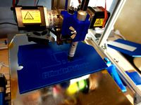 Proxxon flex shaft mount  (engrave with your 3D printer) by mdietz