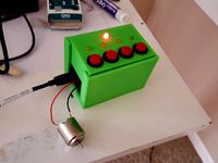 Enclosure - Arduino with Shield and wires/buttons/leds by captainmojojojo