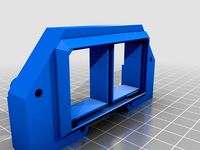 Modular Prusa X-carriage & e3D Chimera mount (layers fans, bed levelling, cable chain) by RGN01