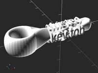 Twisted Key Fob by daozenciaoyen