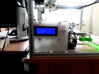 Operating panel and electronics holder (Ramps 1.4) with fan mounting system by DC_Engineering