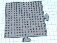 Perler/Hama/Fuse beads 15x15 interlockable pegboard by Bsbarbaro