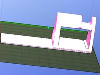 Added a glass shelf hanging option for my glass desk. by Gumbi2008