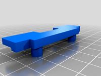 Flashforge Creator Pro Xbelt Clamp by hctrmndza
