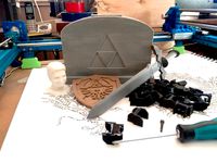 Master Sword - Cut for flat printing by TTB_Studios