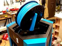 Overlord 3D Printer - Simple big filament roll holder by luisonoff