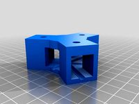 15x15 mm connector 120 degres for square round tubes aluminium profil by thomasdr