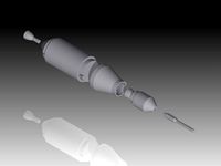 Saturn V with All Stages Modelled by jnrobinson