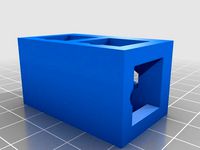 15x15 mm connector 2x - system for square round profil slim version by thomasdr