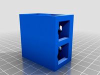 15x15 mm connector 4x - system for square round profil slim version by thomasdr