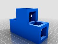 15x15 mm t-connector - system for square round profil slim version by thomasdr