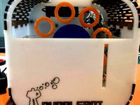 Bubble Alarm Clock - Bubblebot by Autobotsunite