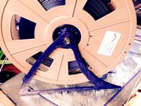 Rep Rap Warehouse/ Makerbot spool roller by Peterthinks