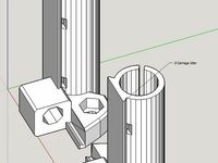 Split X-Ends for Prusa i3 - plus option for cableties by palmarius