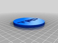 TRD wheel centre cap by woggin