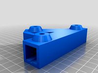 15x15 mm junction 45 degrees for square round tubes aluminium profile by thomasdr