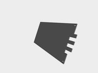 44cm X 12cm plate. by Drago3000