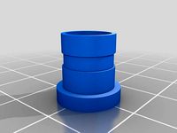 Makerfront i3PRO threaded rod bushing for frame top by artdavis