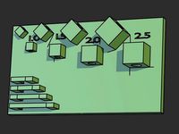 Test Object: Through Holes and overhang by walshlg