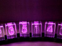 6x Nixie RGB Digi-Dot Clock or Calendar or Counter by Folker