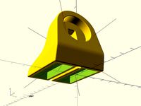 Apple watch stand - WatchOS2 - with holes for metal by Smuk3D