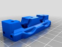 P3Steel - E3d V6 bowden dual extruder mount Ver. 2 by outcastrc