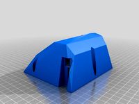 Wanhao I3 Front Cover with internal Raspberry Pi by dacmatix