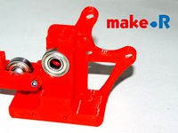 Cuerpo del extrusor para filamento 3mm -impresora Prusa i3- Remix del Greg's Wade reloaded by somosmaker