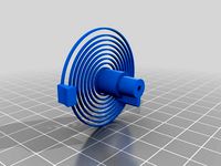 Repaired Hairspring for 3D Printed Mechanical Clock by wackyvorlon