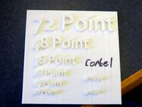Font Size Demonstration by SG1Oniell