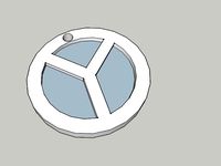 LQ peace key ring by kydaka