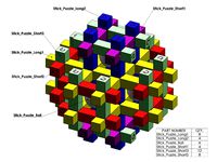 Ball and Stick Puzzle by bqzero